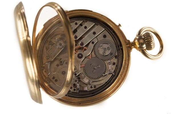 CH Meylan Fleischmann 18k Gold Minute Repeater Double Hunter Pocket Watch 5