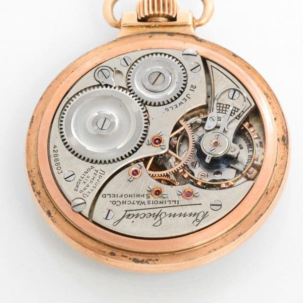 Illinois Railway Gold gefüllte Taschenuhr 3