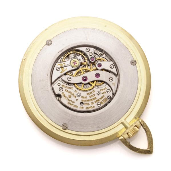 Vacheron Constantin 18kt. yellow gold open face dress pocket watch 8