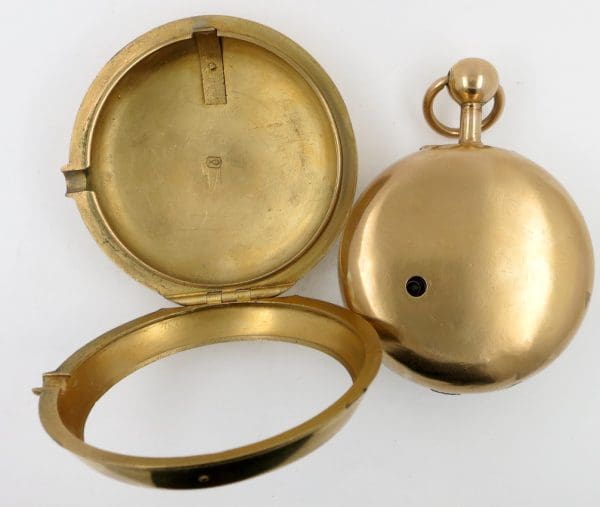 Large Gilt Pair Cased Pocket Watch 3