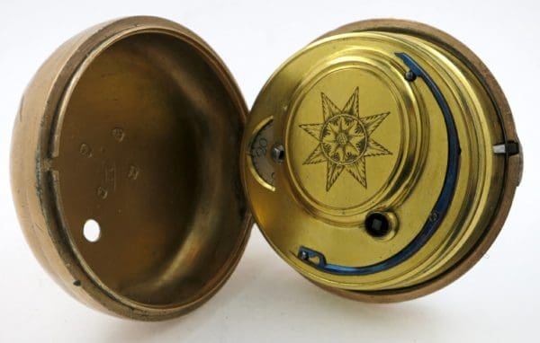 Large Gilt Pair Cased Pocket Watch 9